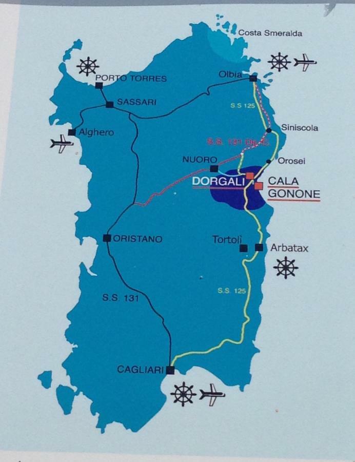 Vila Casa Bados Dorgali Exteriér fotografie